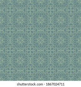 Decorative geometric tile pattern, abstract geometry retro style line wallpaper