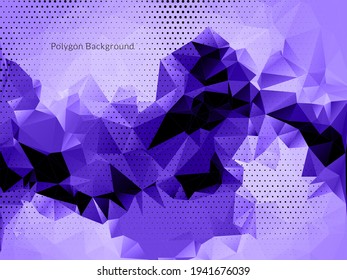 Vector de fondo abstracto de polígono de triángulo geométrico decorativo