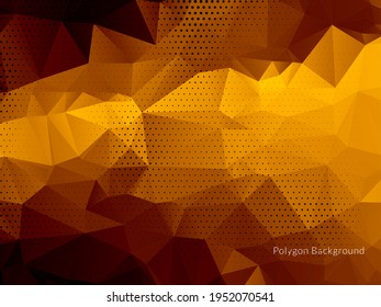Vector de fondo abstracto de polígono de triángulo geométrico decorativo