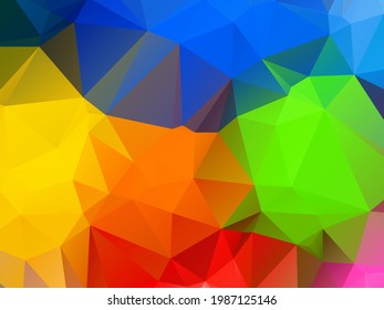 Vector de fondo abstracto de polígono de triángulo geométrico decorativo