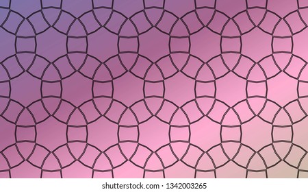 Decorative geometric wallpaper design in shape.Vector background.