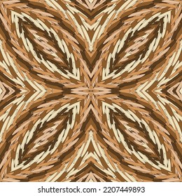 Diseño geométrico y decorativo africano a la perfección en colores fríos