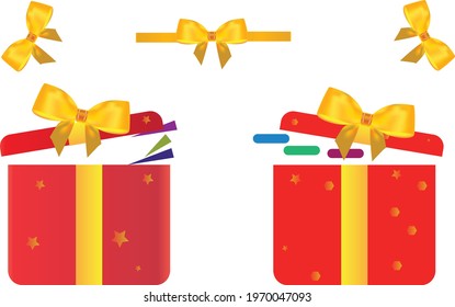 Decorative Gift Box with Ribbon