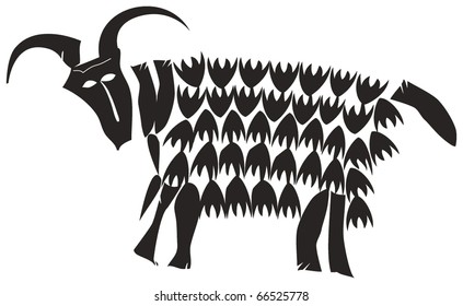 Decorative goat