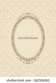 decorative gold frame Vector
