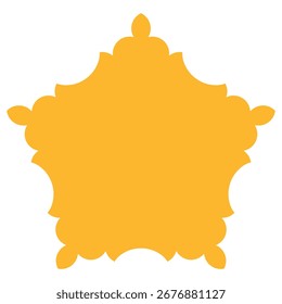 Decorative Gold Frame Vector Design