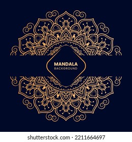 Decorative golden Coloring mandala  background for tattoo, decoration. Luxury ornament Circular Mandala  print wedding cards, design, cover, book page.