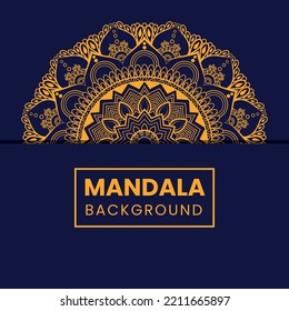 Decorative golden Coloring mandala  background for tattoo, decoration. Luxury ornament Circular Mandala  print wedding cards, design, cover, book page.