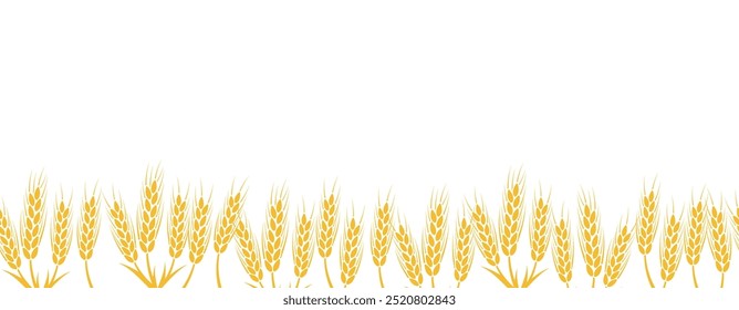 Decorative Golden Wheat Field Design Perfect for Celebrating Harvest Themes and Seasons