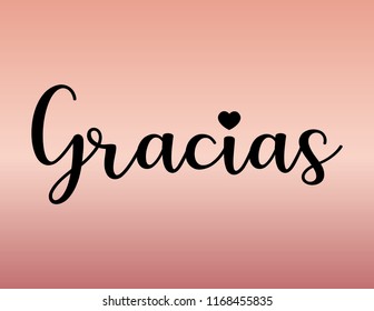 Decorative "Gracias" Text