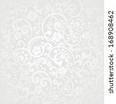 Decorative graphic curly background with flowers and leaves. vector illustration 