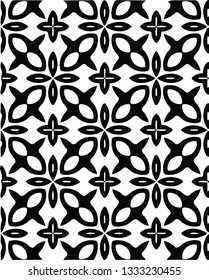 Decorative graphic oriental silhouette vector pattern shape design for creative ideas