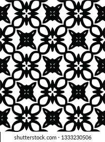 Decorative graphic oriental silhouette vector pattern shape design for creative ideas