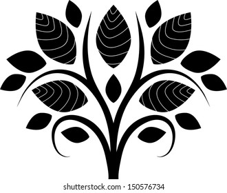 Decorative graphic tree