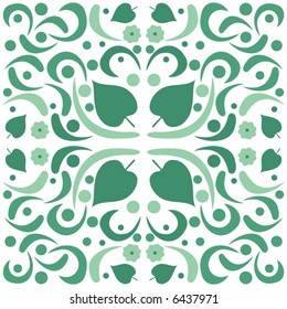 Decorative green design