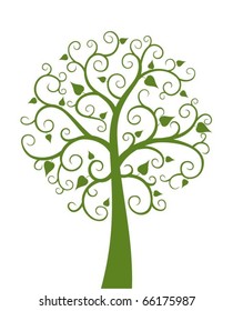 decorative green tree