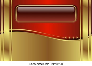 Decorative greeting card with classic elements