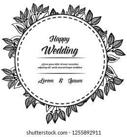 decorative greeting card or invitation design background for wedding