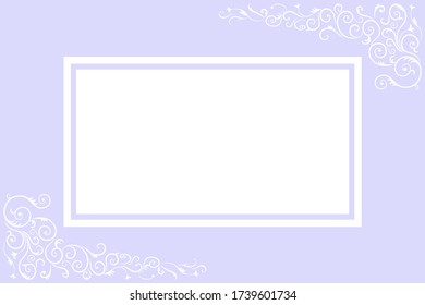 Decorative greeting card, invitation, vector illustration