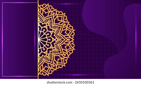 Cartões decorativos com fundo padrão Mandala para ocasiões especiais