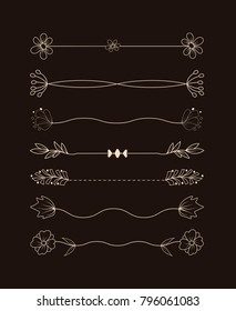 Decorative greeting cards for Valentine's Day.Typography set.The main symbols of the holiday. Vector logo, emblems, text design. Usable for banners, greeting cards, gifts etc.