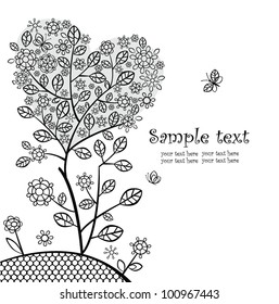 Decorative greeting tree