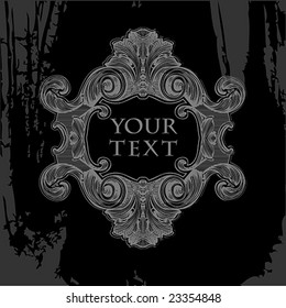 Decorative Grunge Vintage Royal Ornate Banner