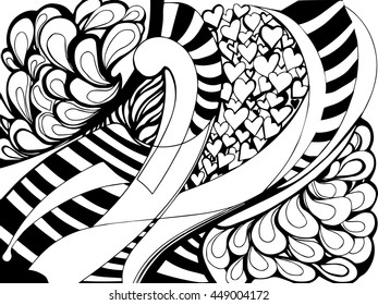 decorative hand drawn background