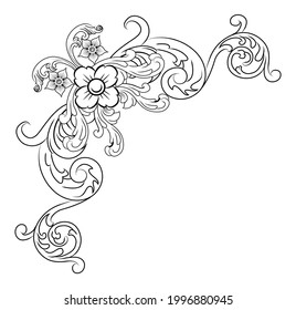 Decorative hand drawn classic vintage ornament Text Separator.  retro hand drawn dividers victorian old frames. Text lines vintage border scribble dividing line elements doodle vector illustration