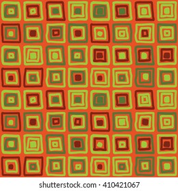 Decorative hand drawn doodle pattern
