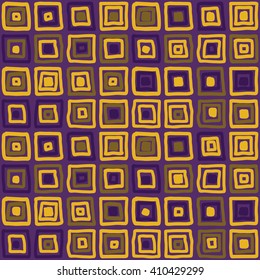 Decorative hand drawn doodle pattern