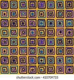 Decorative hand drawn doodle pattern