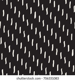 Decorative hand drawn lines seamless pattern. Endless ornament with black ink strokes doodles. Freehand painted stylish background.
