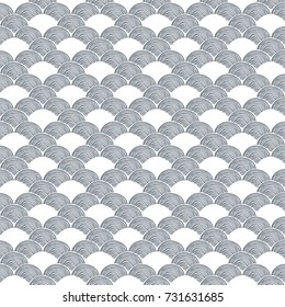 decorative hand drawn seamless vector pattern