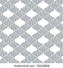decorative hand drawn seamless vector pattern
