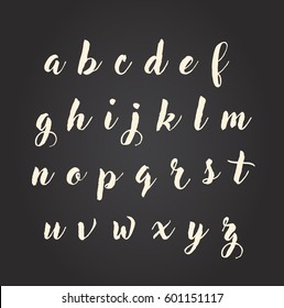 Modern Calligraphy Guide Vector Illustration Stock Vector (Royalty Free ...