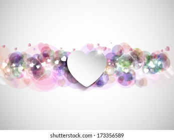 Decorative heart background for Valentines day