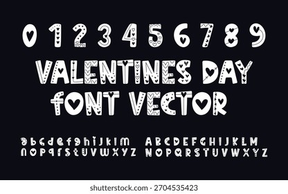 Patrón de corazón decorativo Día de San Valentín Vector Fuente
