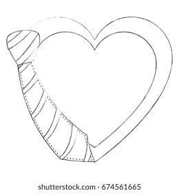 Decorative heart symbol
