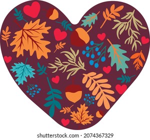 Símbolo de corazón decorativo. ARTE DE ILUSRACIÓN DE VECTORES.