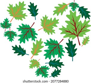 Decorative heart symbol. VECTOR ILLUSRATION ART.