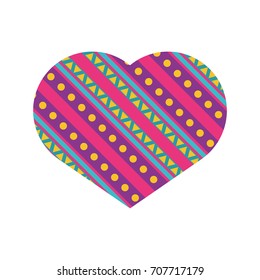 decorative heart   vector illustration