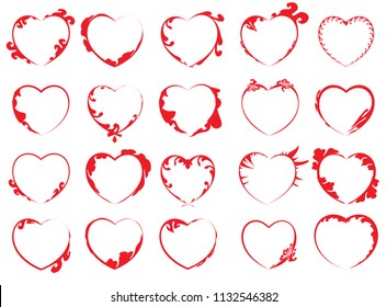 Decorative Heart Vectors