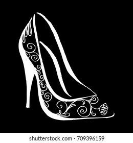 Decorative high heel shoes.