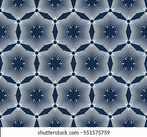 decorative holiday floral ornament. vector illustration. for interior design, wallpaper, paper fill. blue color