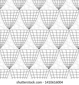 decorative home seamless pattern keep it simple background motive vectors in black and white monochrome - abstract geometric pattern and background