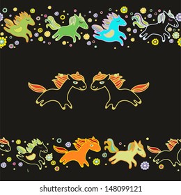 Decorative horses
