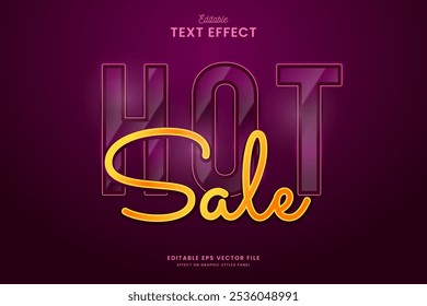 decorative hot sale neon editable text effect design