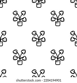 decorative icon pattern. Seamless decorative pattern on white background.