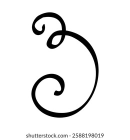 Decorative icon vector. Ornaments elements illustration sign. Decorative elements symbol or logo.